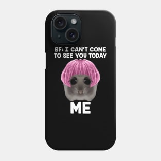 Cute And Funny Sad Hamster Meme Trend Phone Case