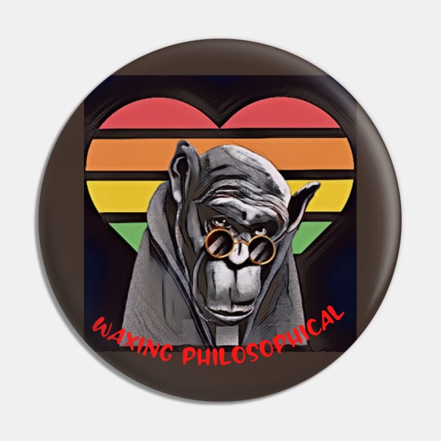 Waxing Philosophical (Intellectual ape) Pin by PersianFMts