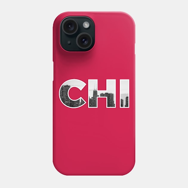 Chicago Bulls CHI Skyline Phone Case by StupidHead