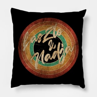 Laszlo & Nadja Vintage Circle Art Pillow