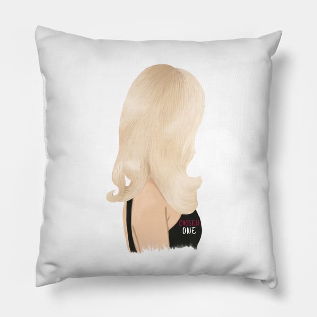 Buffy Summers - Chosen One hair Pillow by likeapeach