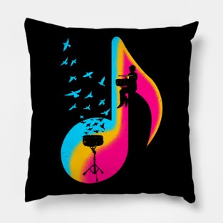 Music Snare Drum Player Pillow