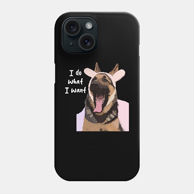 Fur-tastic Fashion German Shepherd-inspired T-shirts for Dog Aficionados Phone Case by HOuseColorFULL