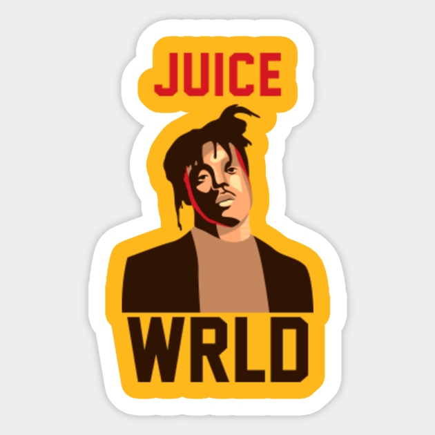 Juice Wrld Rapper Sticker Teepublic