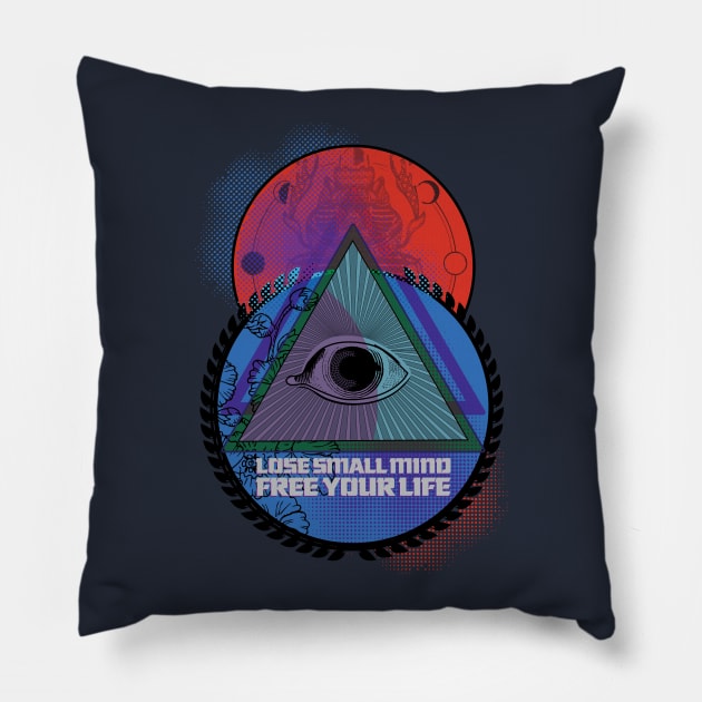 Mystical Eclipse Pillow by RepubliRock