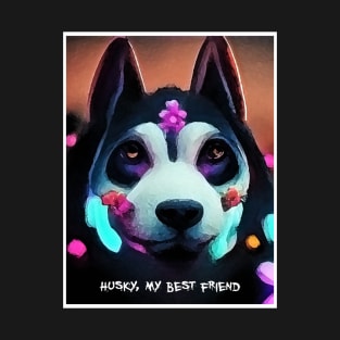 husky, best friend T-Shirt