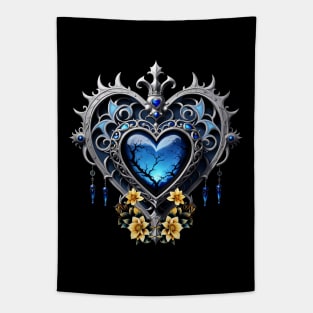 Wonderful noble gothic heart Tapestry
