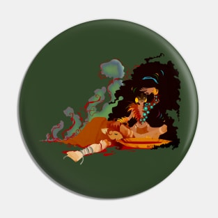 Calypso the Voodoo Priestess Pin