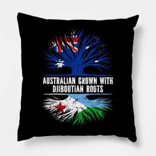 Australian Grown with Djiboutian Roots Australia Flag Pillow