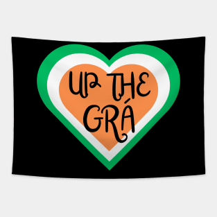 Up the Grá - Irish Love design - Irish Language Designs Tapestry