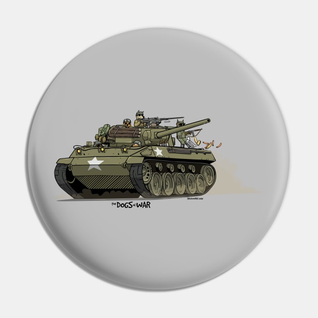 The Dogs of War: M18 Hellcat Pin by Siegeworks