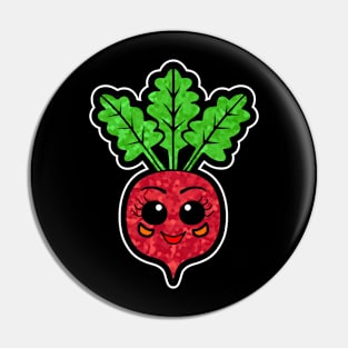 CUTE Beet Funny Veggies Pin