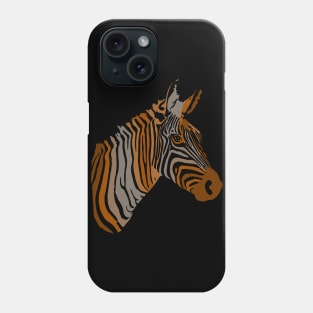 Coffee zebra Phone Case