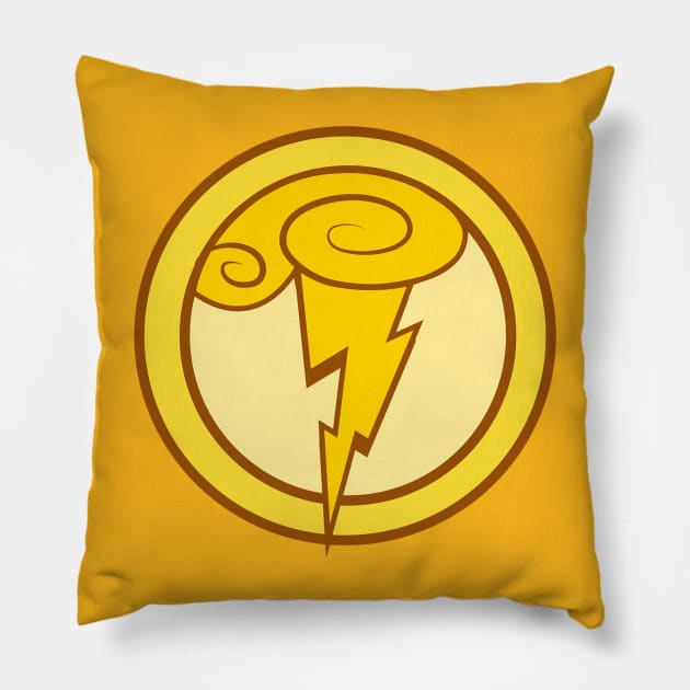 Hercules Zeus Bolt Pillow by kaizokuGhost