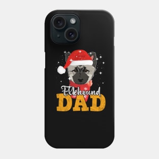 Norwegian Elkhound Dad Christmas Phone Case