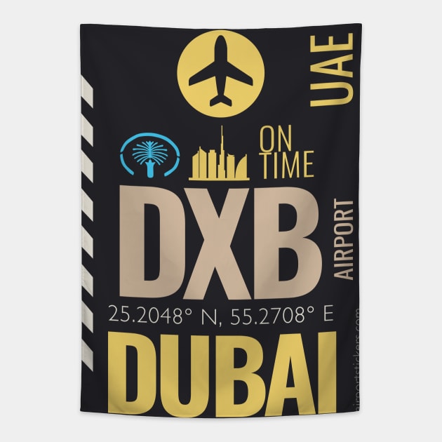 Dubai airport Tapestry by Woohoo