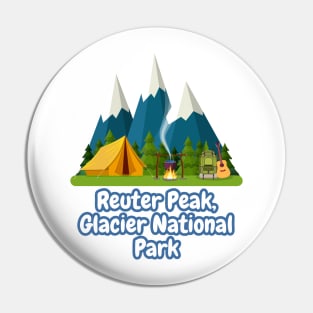 Reuter Peak, Glacier National Park Pin