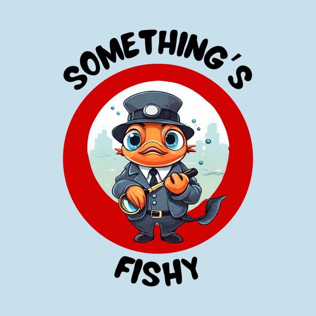 Something's Fishy | Fish Pun by Allthingspunny