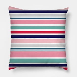 Colorful horizontal stripes Pillow