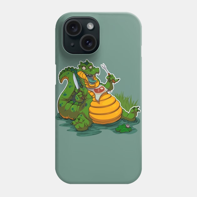 Stuffed Gator Phone Case by Teaselbone