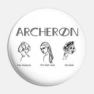 ACOTAR Archeron Sisters Minimalist Pin