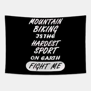 Mountainbiking bike downhill girls Tapestry