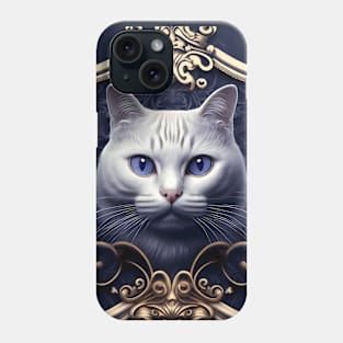 Victorian Kitty Portrait 1 Phone Case