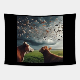 Raining Cats and Dogs Tapestry