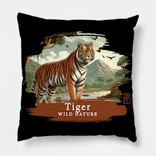 Tiger- WILD NATURE - TIGER-5 Pillow