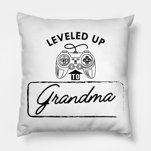 New Grandma - Leveled up to grandma Pillow by KC Happy Shop