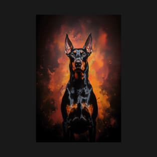 Portrait of a doberman T-Shirt