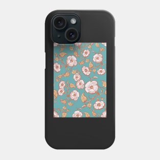 Vintage Dog Rose Repeat Pattern Phone Case