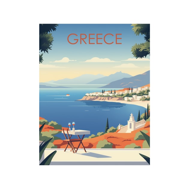 GREECE by MarkedArtPrints