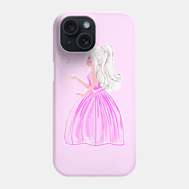 Butterfly girl Phone Case by Aurealis