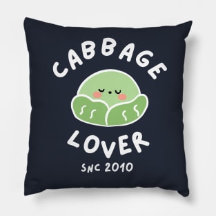 Cabbage Lover Since 2010 Cute Pillow