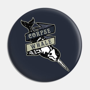 Corpse Whale Pin