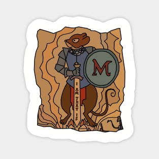 Martin the Warrior Tapestry - Redwall Magnet