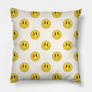 Smiley Face Pattern Pillow