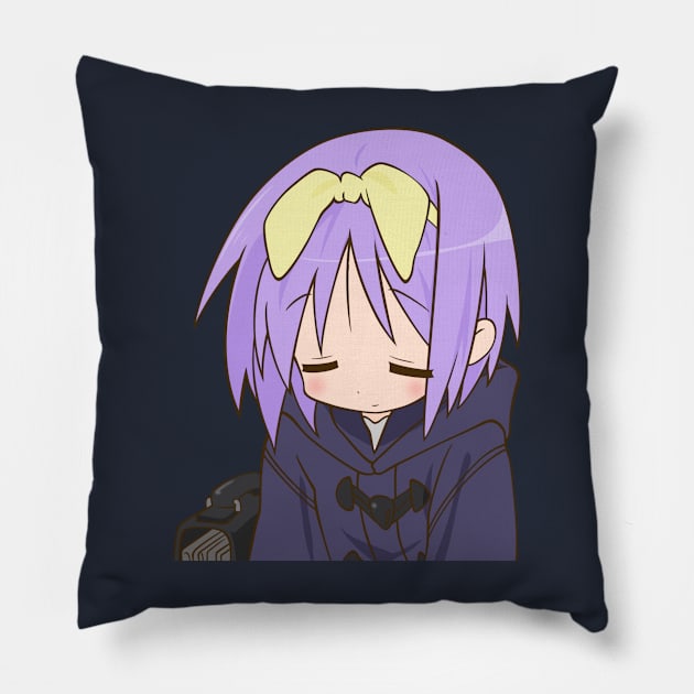 Tsukasa Tuckered Out Pillow by KokoroPopShop