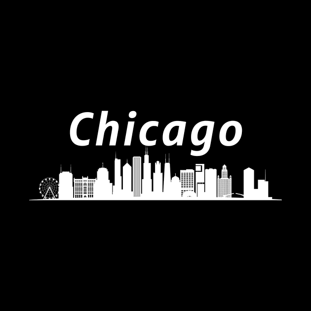 Chicago Skyline by Fantastic Store