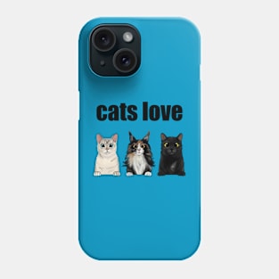 Cats Love Phone Case