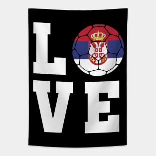 Serbia Football Tapestry