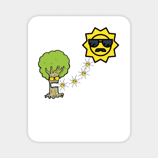 Funny Hungry Tree Magnet