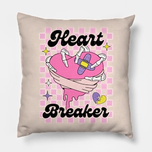 Heartbreaker Love Sucks Anti Love Anti Valentines Club Pillow