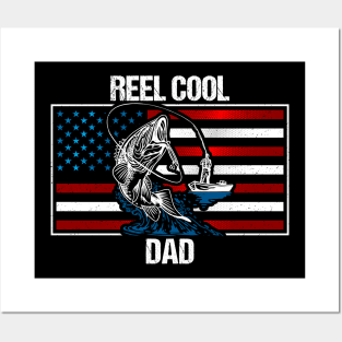 Reel Badass Papa - Fishing Papa - Posters and Art Prints