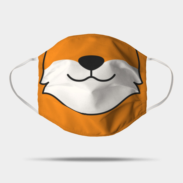 Cartoon Fox Fox Mask Teepublic
