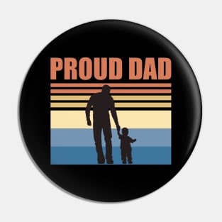 Proud Dad - Fathers Day Pin