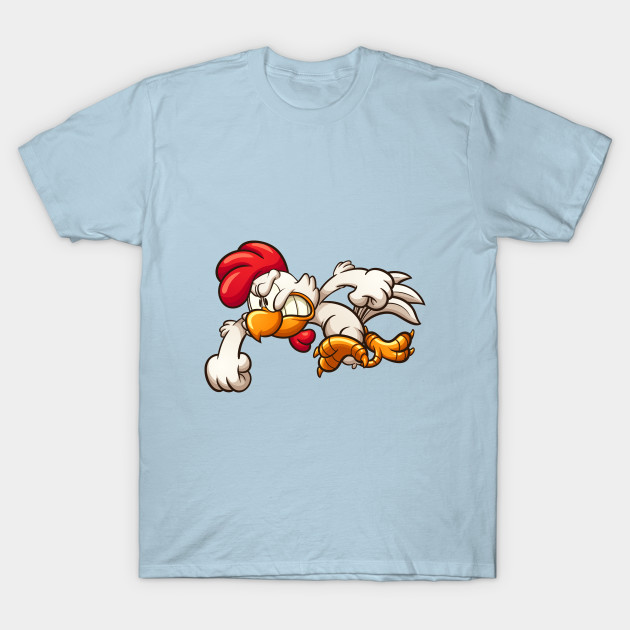 Discover Angry cartoon chicken - Chicken - T-Shirt