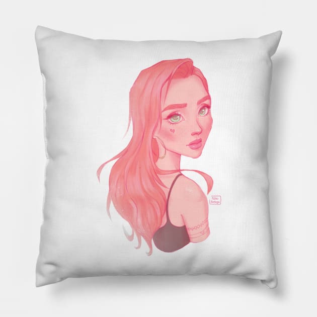 Why so lonely 1 Pillow by fabiobottega