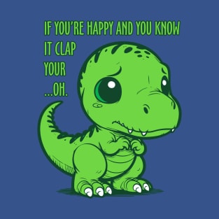 Sad Dinosaur T-Shirt